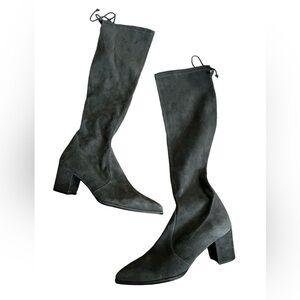 Stuart Weitzman Keenland Women's Knee High Boots Grey Suede